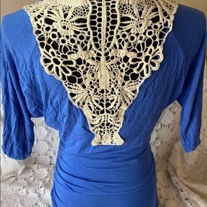 Blue laced American Dream shirt size S